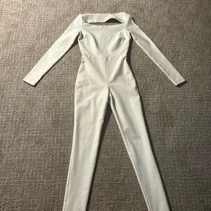 House of cb white jumpsuit xs